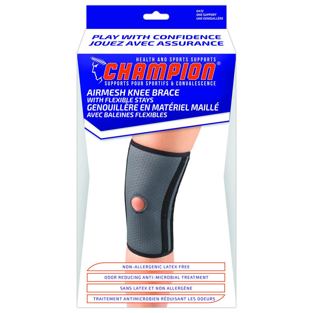 EA/1 AIRMESH KNEE SUPPORT WITH STABILIZER PAD,X-LARGE
