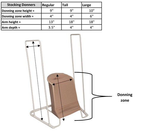 EA/1 TRUFORM STOCKING DONNER REGULAR  HANDLE 13" FOOT WIDTH 4"