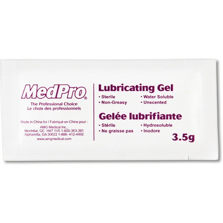 BX/144 MEDPRO LUBBRICATING GEL, 3.5G, STERILE