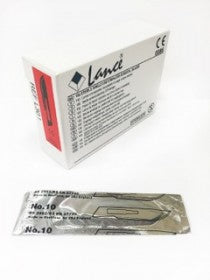 BX/100 DISPOSABLE SCALPEL BLADE #10