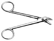 EA/1 IRIS SCISSORS, 4.5IN FINE, POINT, STAINLESS STEEL