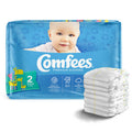 Comfees Baby Diapers, Size 2