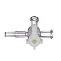 BX/100 D-100 DISCOFIX 1 WAY STOPCOCK, FEMALE LUER LOCK PORT AND SPIN-LOCK CONNECTOR, DEHP-FREE, LATEX FREE, PRIMING VOLUME 0.20 ML