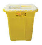 (CS/8)  EA/1 SHARPS COLLECTOR, NESTABLE, 34LT, VERTICAL DROP