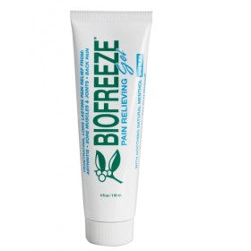EA/1 BIOFREEZE CRYOTHERAPY PAIN RELIEVING GEL PUMP BOTTLE 4OZ DYE AND PARABEN FREE