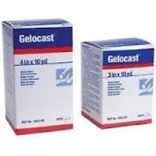 BX/1 GELOCAST ZINC PASTE BANDAGE W/CALAMINE, NON-ADHESIVE, 10CM X 9M