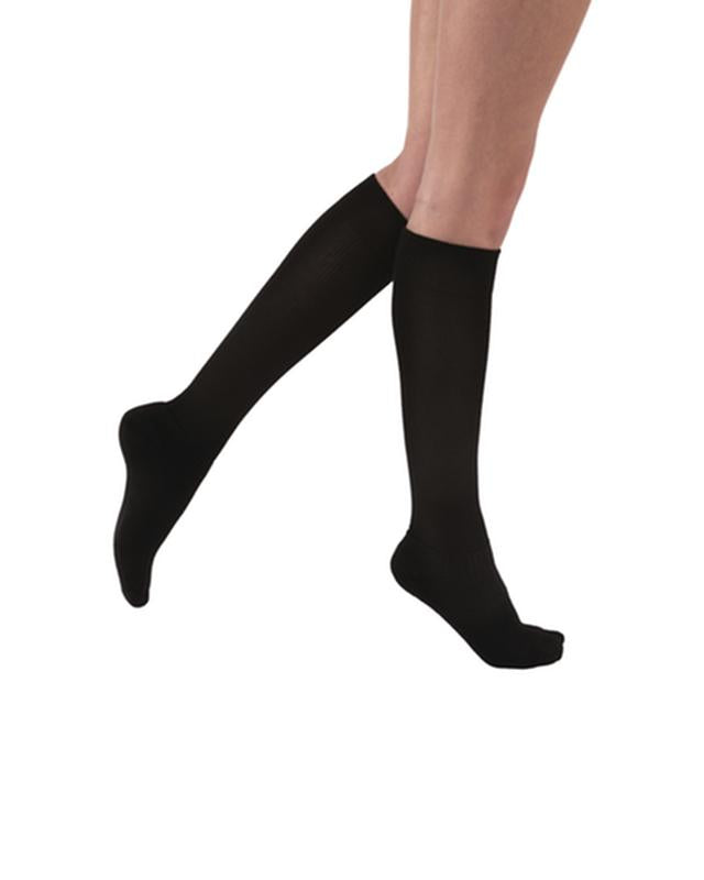 PR/1 JOBST ACTIVEWEAR UNISEX, KNEE HIGH, 15-20MMHG, XL, BLACK, CLOSED TOE