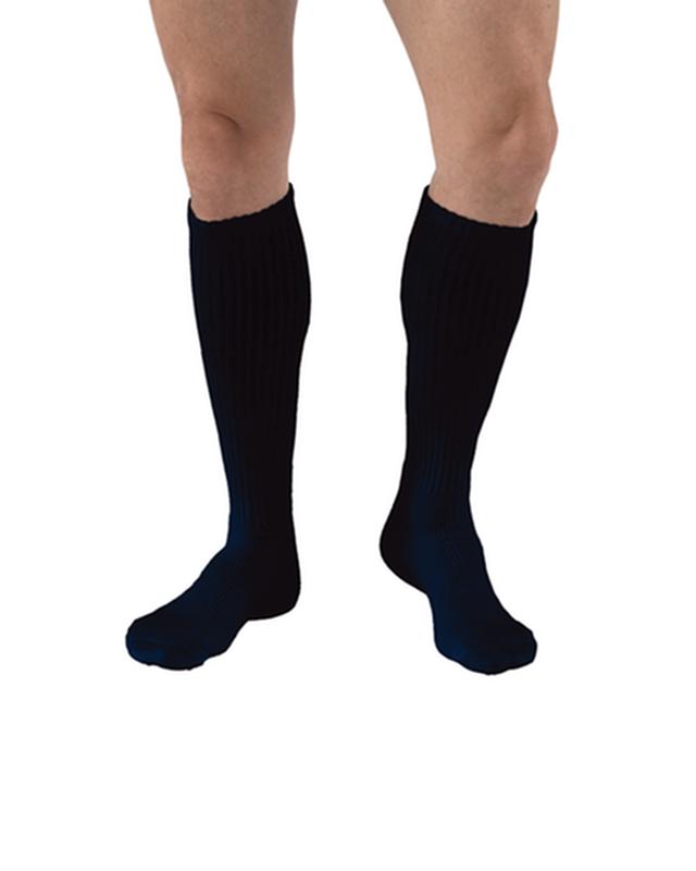 PR/1 JOBST SENSIFOOT DIABETIC SOCK, KNEE HIGH, 8-15 MMHG, XS, NAVY, CLOSED TOE