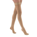 PR/1  JOBST MEDICAL LEG WEAR, UNISEX, THIGH HIGH, 30-40MMHG, SM, BEIGE, CLOSED TOE
