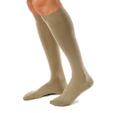 PR/1 JOBST MEDICAL LEG WEAR ,MEN, KNEE HIGH, RIBBED, 15-20MMHG, SM, NAVY, CLOSED TOE