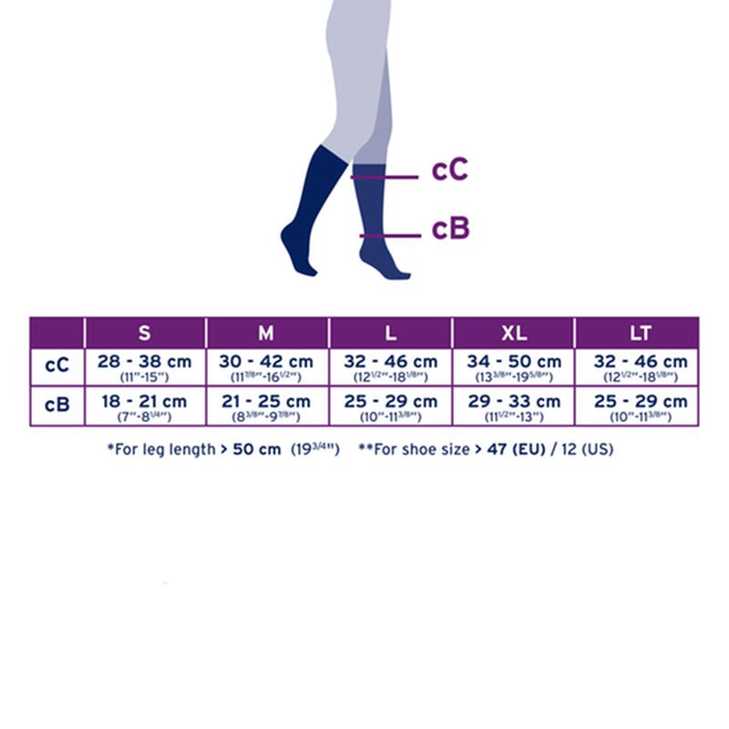 PR/1 JOBST MEDICAL LEG WEAR, MEN, KNEE HIGH, RIBBED, 15-20MMHG, LG TALL, BLACK, CLOSED TOE