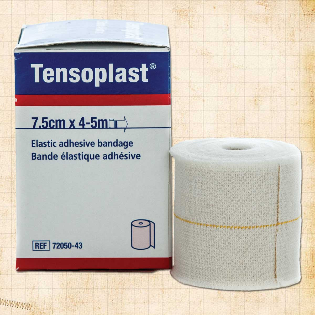 EA/1 TENSOPLAST ELASTIC ADHESIVE BANDAGE, SIZE 7.5CM X 4.5M