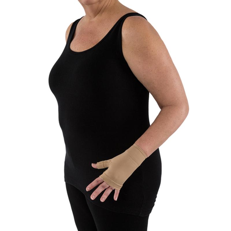EA/1 JOBST BELLA STRONG READY-TO-WEAR GAUNTLET, 15-20MMHG, 7 REGULAR, NATURAL