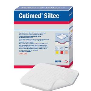 BX/5 CUTIMED SILTEC FOAM DRESSING W/SUPER ABSORBERS AND SILICONE LAYER, HEEL, 16CM X 24CM