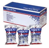 BX/10 DELTA-LITE PLUS FIBERGLASS CAST TAPE 7.5CM X 3.6M, RED