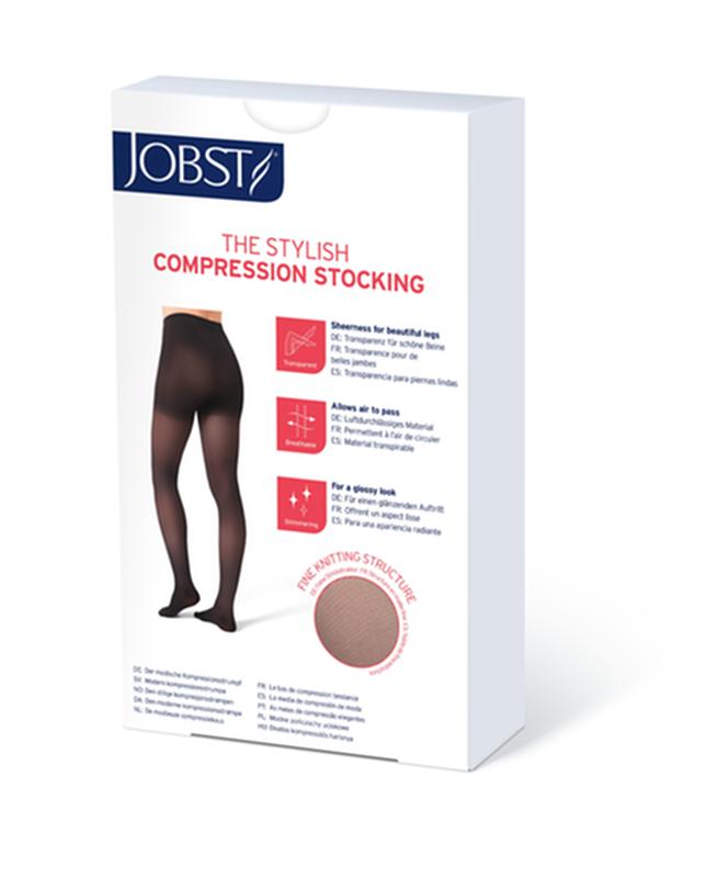 PR/1 JOBST ULTRASHEER WOMEN, PANTYHOSE, 15-20MMHG, SM, BLACK, CLOSED TOE