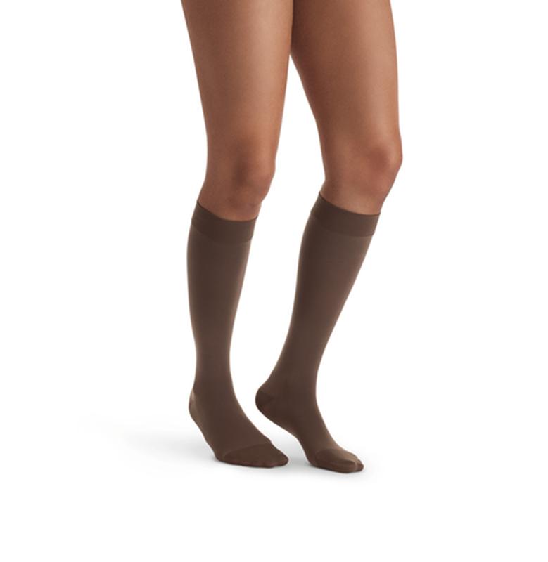 PR/1 JOBST ULTRASHEER WOMEN, KNEE HIGH, 15-20MMHG, LG, ESPRESSO, CLOSED TOE