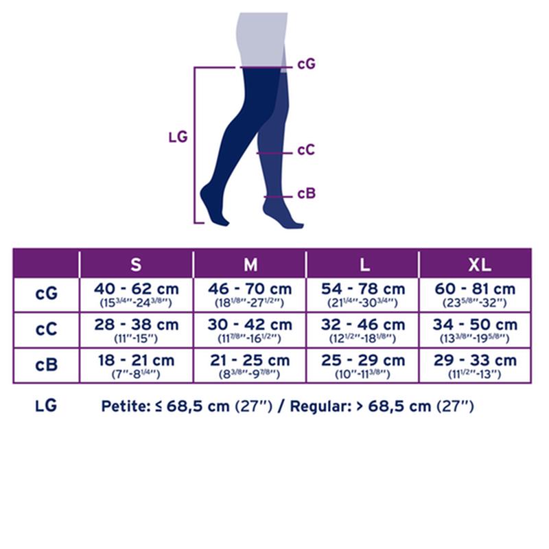 PR/1 JOBST ULTRASHEER WOMEN, THIGH HIGH W/SIL LACE BAND, 15-20MMHG, LG, SUNTAN, CLOSED TOE