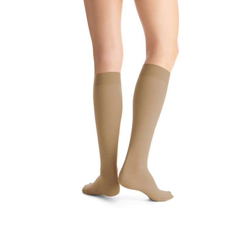 PR/1 JOBST SOFTFIT OPAQUE KNEE HIGH CLOSED TOE, SIZE XL 15-20MMHG, BLACK