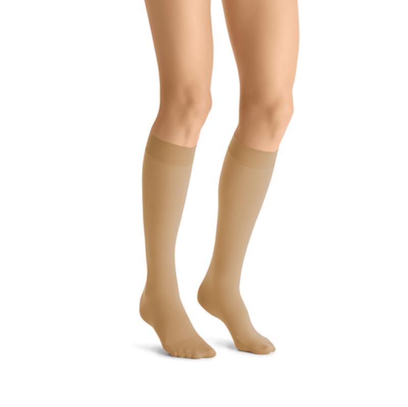 PR/1 JOBST OPAQUE SOFTFIT WOMEN, KNEE HIGH, 20-30MMHG, LARGE, HONEY, CLOSED TOE
