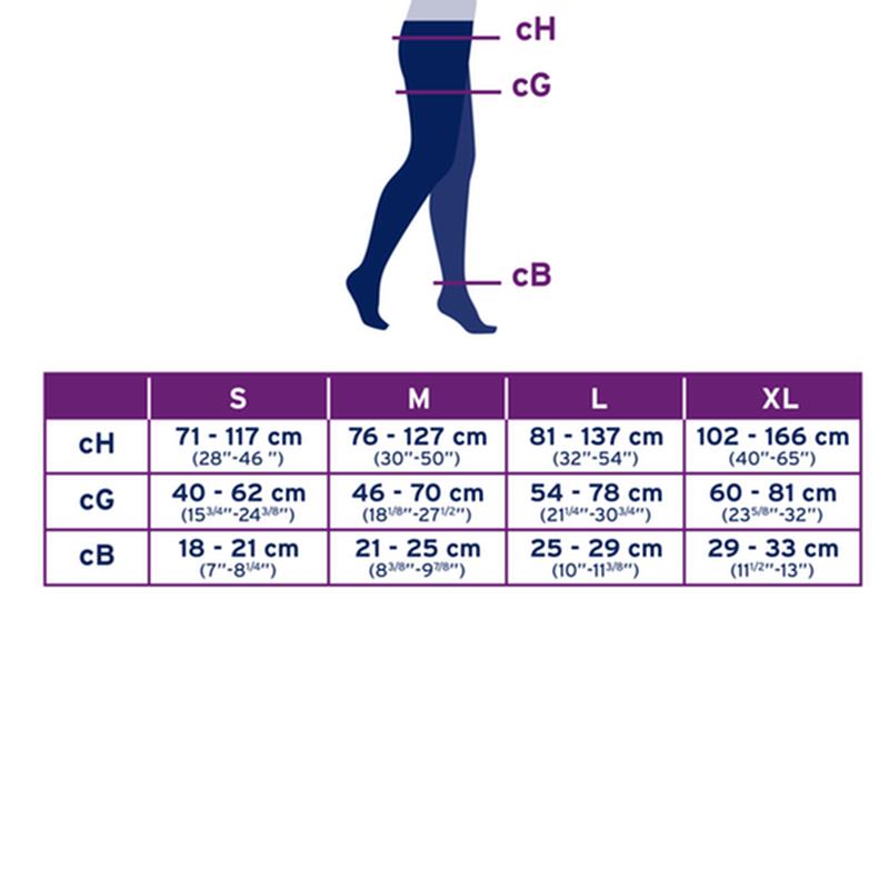 PR/1 JOBST OPAQUE WOMEN, PANTYHOSE, 20-30MMHG, MD, NATURAL, CLOSED TOE