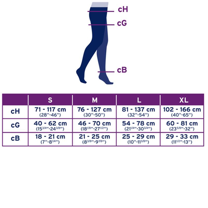 PR/1 JOBST ULTRASHEER WOMEN, PANTYHOSE, 30-40MMHG, LG, CLASSIC BLACK, CLOSED TOE