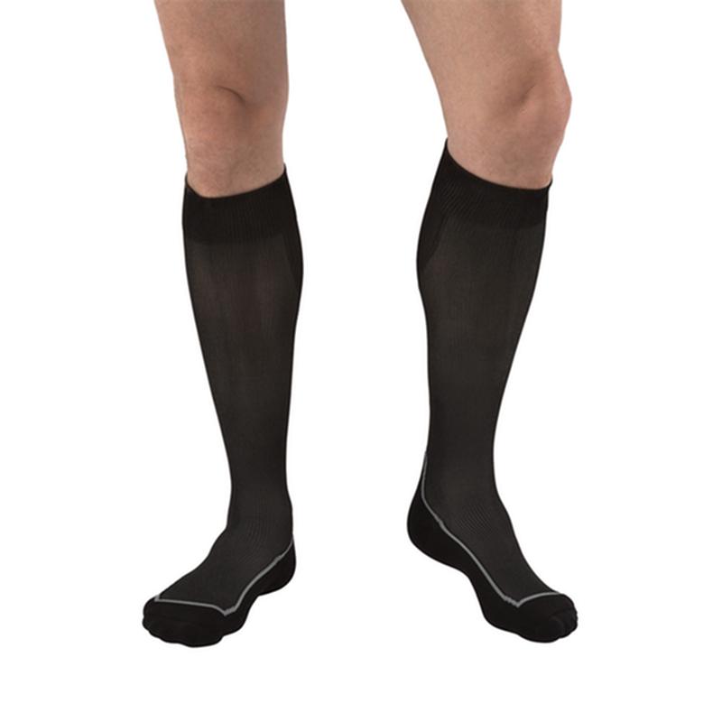 PR/1 JOBST SPORT STOCKING UNISEX, 15-20MMHG, X-LG, BLACK, CLOSED TOE