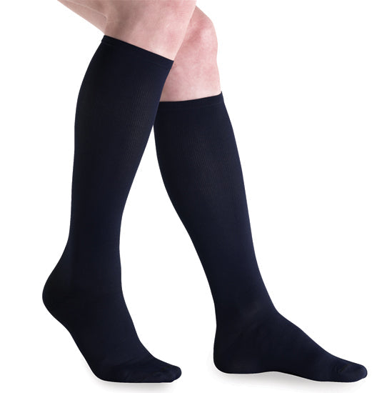 PR/1 JOBST SPORT STOCKING UNISEX,20-30MMHG,MD,BLACK,CLOSED TOE