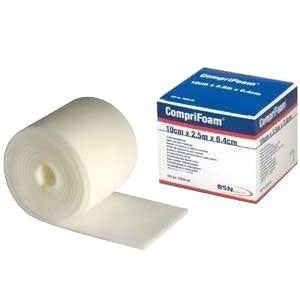 COMPRIFOAM BANDAGE FOAM OPEN CELL 10 X 0.4CM