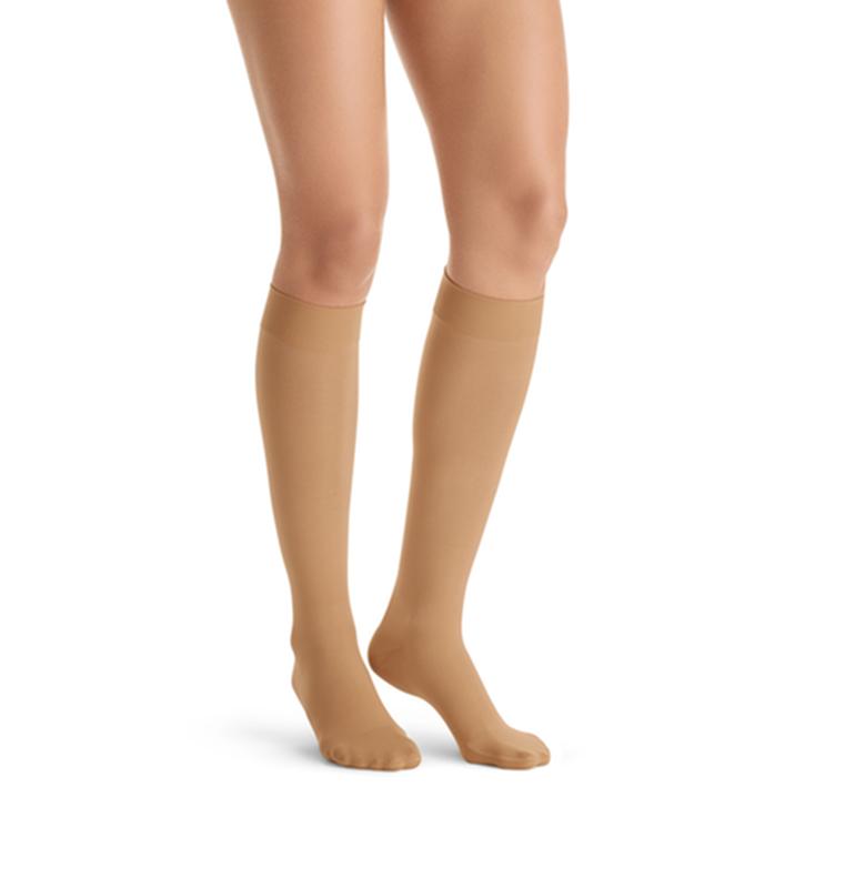 PR/1 JOBST ULTRASHEER WOMEN, KNEE HIGH PETITE, 15-20MMHG, LG, SUNTAN, CLOSED TOE