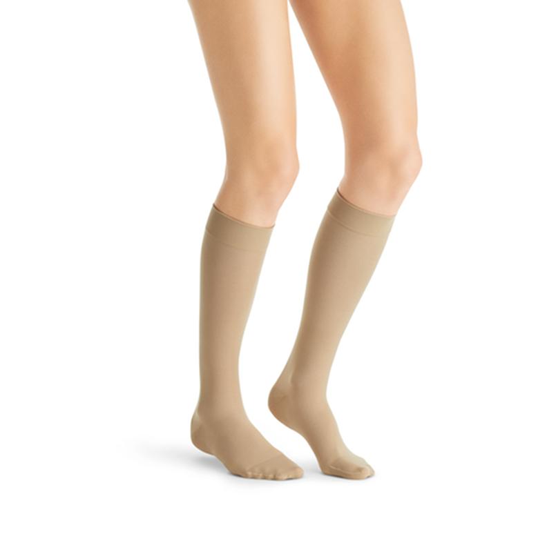 PR/1 JOBST ULTRASHEER WOMEN, KNEE HIGH PETITE, 15-20MMHG, XL, NATURAL, CLOSED TOE