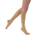 PR/1 JOBST ULTRASHEER WOMEN, KNEE HIGH, 20-30MMHG, LG, FULL CALF, HONEY, OPEN TOE
