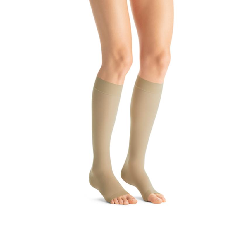 PR/1 JOBST ULTRASHEER WOMEN, KNEE HIGH PETITE, 20-30MMHG, LG, NATURAL, OPEN TOE