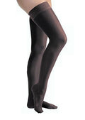 PR/1 JOBST ULTRASHEER WOMEN, THIGH HIGH PETITE W/SIL LACE BAND, 20-30MMHG, XL, BLACK, CLOSED TOE