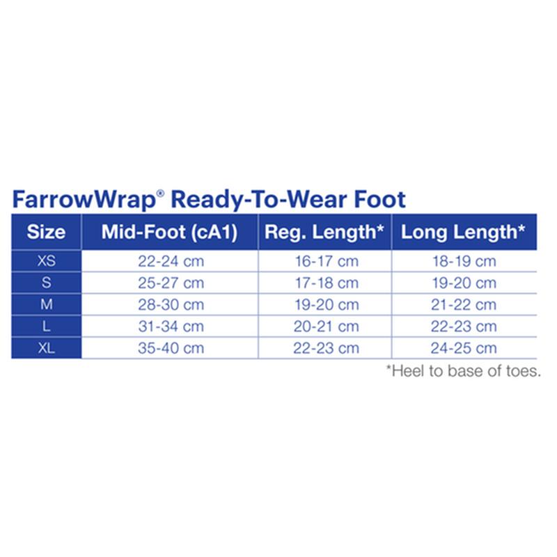 BX/1 JOBST FARROWWRAP STRONG READY-TO-WEAR FOOTPIECE 30-40 MMHG, EXTRA SMALL REGULAR, TAN