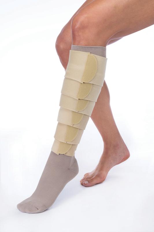 BX/1 JOBST FARROWWRAP LITE READY-TO-WEAR LEGPIECE 20-30 MMHG, EXTRA LARGE REGULAR, TAN