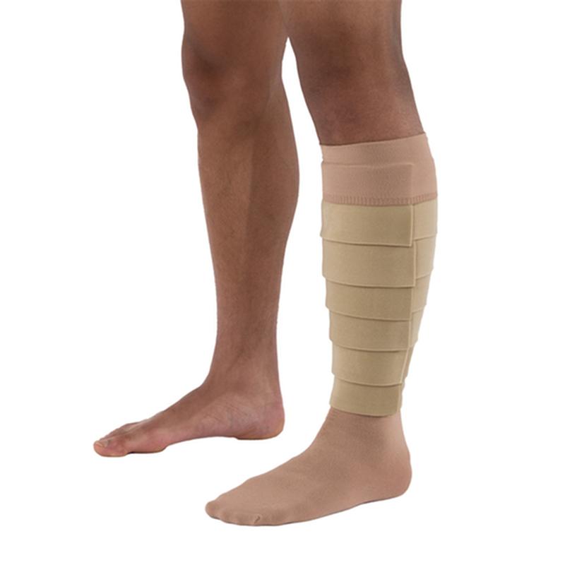 BX/1 JOBST FARROWWRAP BASIC READY-TO-WEAR LEGPIECE 30-40 MMHG, MEDIUM REGULAR, TAN