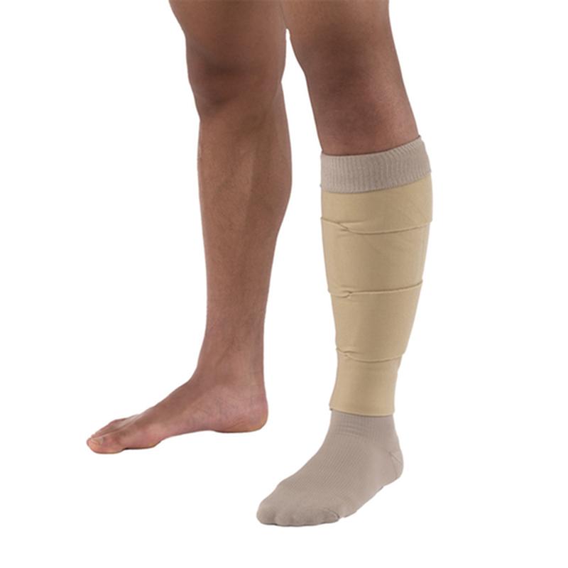 BX/1 JOBST FARROWWRAP 4000 READY-TO-WEAR LEGPIECE 30-40 MMHG, EXTRA SMALL REGULAR, TAN