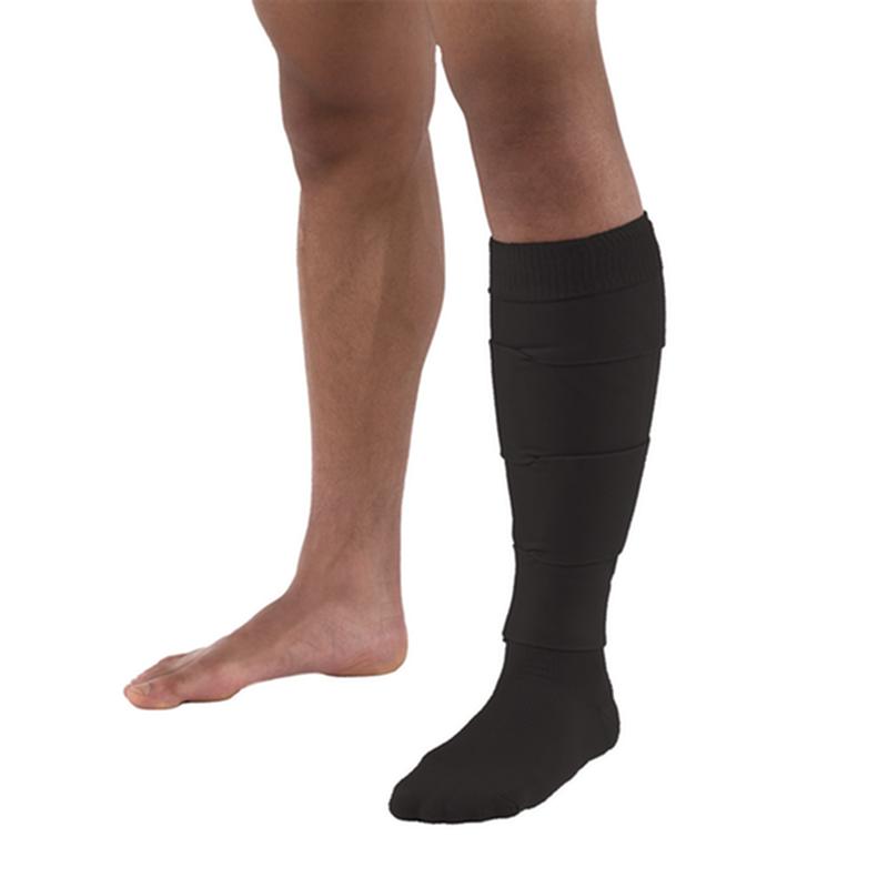 BX/1 JOBST FARROWWRAP 4000 READY-TO-WEAR LEGPIECE 30-40 MMHG, SMALL REGULAR, BLACK