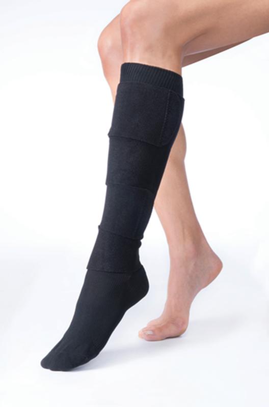 BX/1 JOBST FARROWWRAP 4000 READY-TO-WEAR LEGPIECE 30-40 MMHG, MEDIUM TALL, BLACK