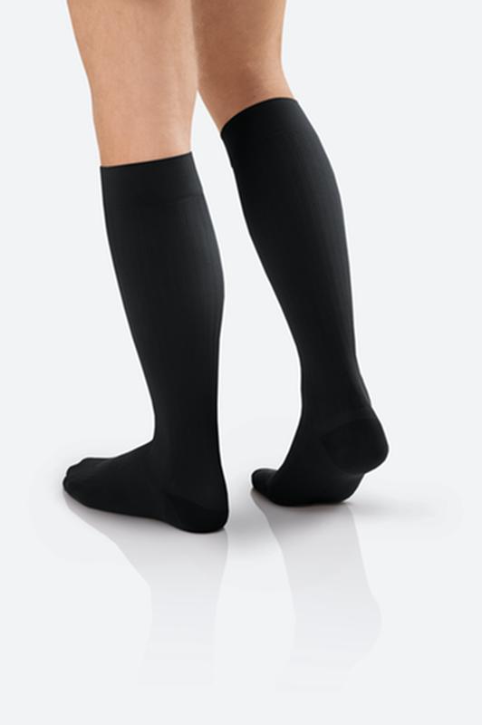 PR/1 JOBST FOR MEN AMBITION 30-40MMHG,GREY,KNEE HIGH SOFTFIT STOCKINGS,CLOSED TOE