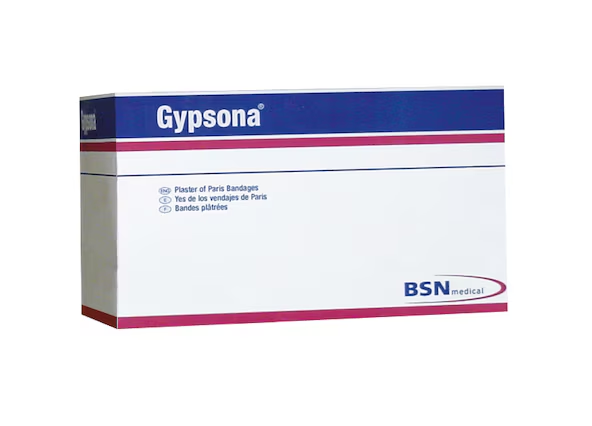 BX/1 GYPSONA ROLL PLASTER OF PARIS SPLINTING SYSTEM, 10 LAYERS, 12.5CM X 7.3M