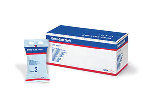 BX/10 DELTA-CAST SOFT POLYESTER SEMI-RIGID CAST TAPE 10CM X 3.6M, BLACK