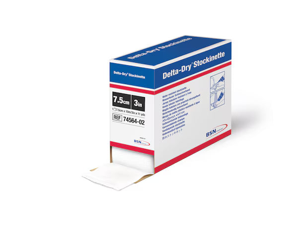 BX/1 DELTA-DRY WATER RESISTANT STOCKINETTE 5CM X 10M