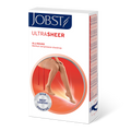 PR/1 JOBST ULTRASHEER WOMEN, THIGH HIGH PETITE W/SIL DOT BAND, 20-30MMHG, XL, NATURAL, OPEN TOE