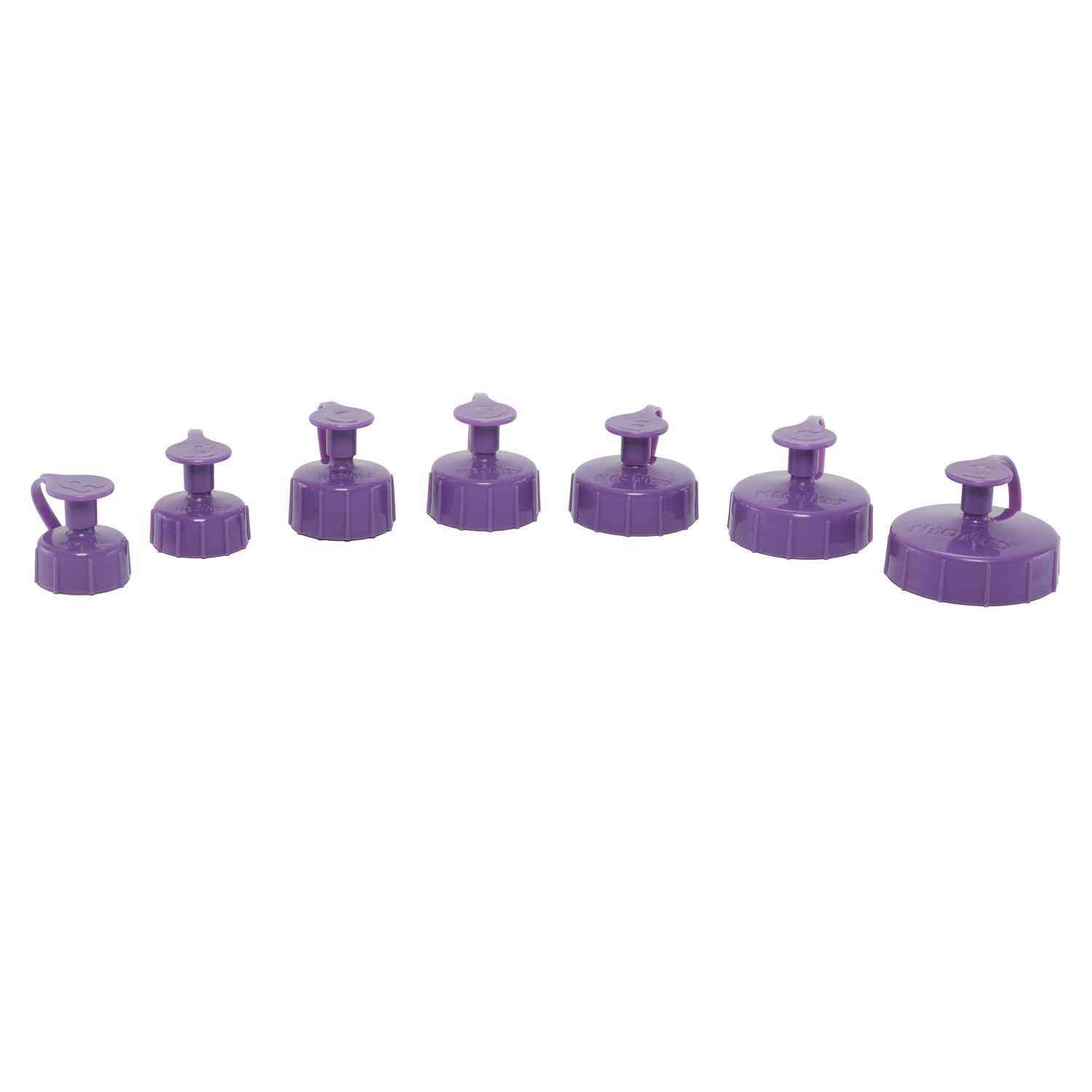 ENFit Pharm Cap,  NonSterile, Purple - Box of 25