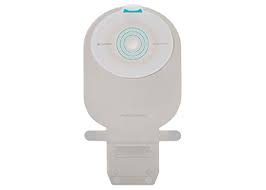 SenSura® Mio One-Piece Drainable Pouch with Easiclose WIDE-Outlet, Opaque with inspection window 11" (28cm), Non-convex, Stoma Opening 3/8" - 2-1/8" (10mm - 55mm) - Box of 10