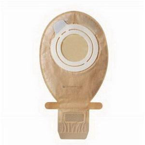SenSura® Flex Drainable Pouch with Easiclose WIDE-Outlet, Transparent 12" (30cm), Flange 3-1/2" (90mm) - Box of 20
