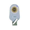 Assura® One-Piece Drainable Pouch, Clamp, Transparent 11" (28cm), Extra Extended Wear, Convex Deep, Stoma Opening 5/8" - 1-3/4" (15mm - 43mm) - Box of 10