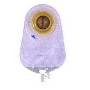 Assura® One-Piece Urostomy Pouch, Transparent 10-1/2" (27cm), Extra Extended Wear, Convex, Stoma Opening 5/8" - 1-3/4" (15mm - 43mm) - Box of 10